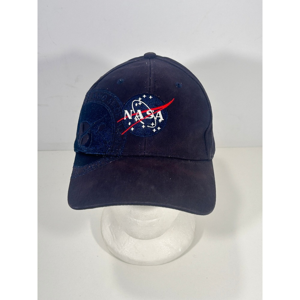 NASA Navy Blue Baseball Cap Meatball Logo USA Strapback Space Hat